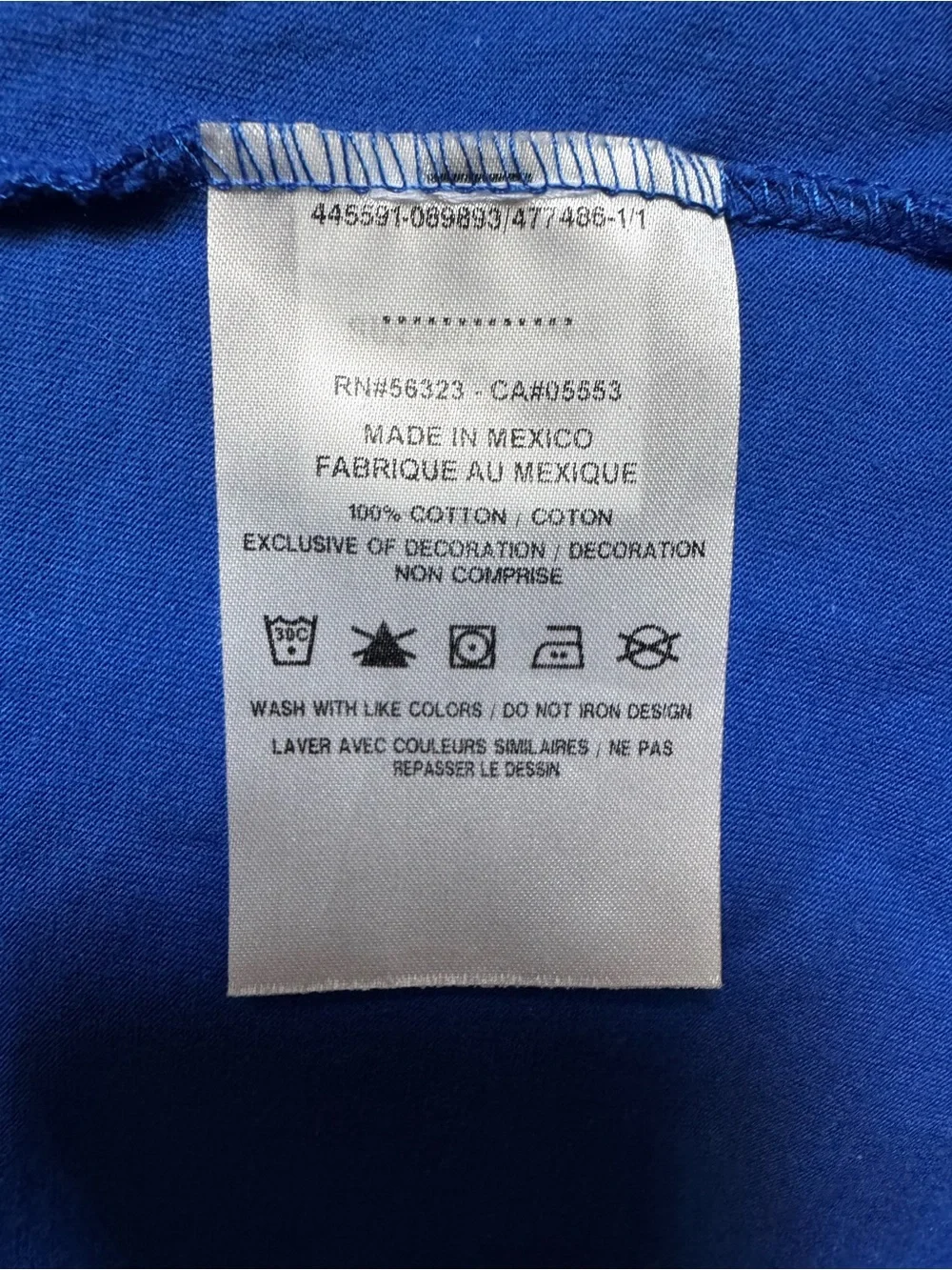 Nike NWT Swoosh Embroidered Black Logo on Royal Blue Tee Shirt Mens XL